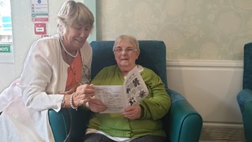 Caerphilly care home Residents celebrates becoming published poet